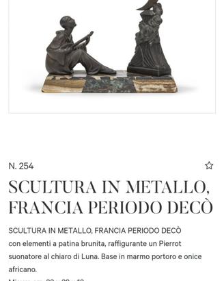 Pierrot suonatore al chiaro di luna