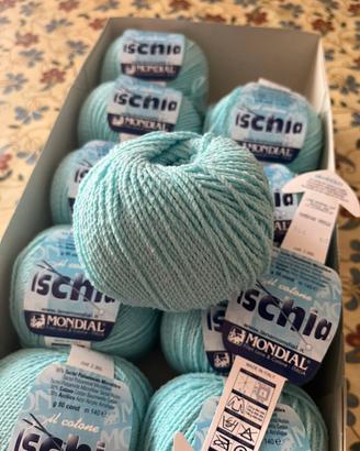 Gomitoli di cotone e micro fibra 500 gr ferri 5-6