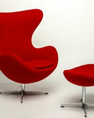 Poltrona CTS design con pouf art 1302
