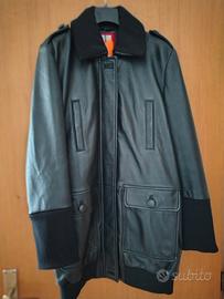 Giubbotto donna pelle Trussardi jeans 