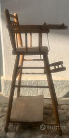 Seggiolone per bambini vintage anni '50
