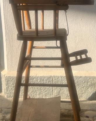 Seggiolone per bambini vintage anni '50