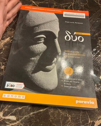 Libro Duo versioni greco