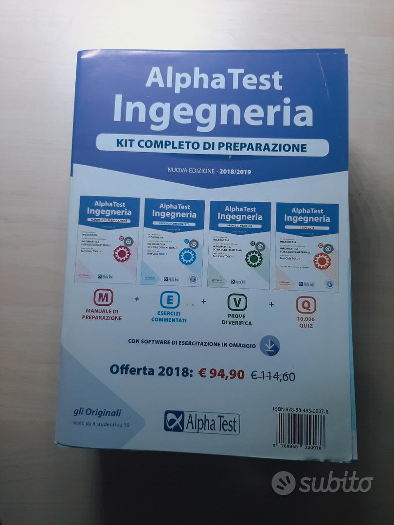 Alpha Test plus. Ingegneria. TOLC-I. Kit completo - Libri e Riviste In  vendita a Rovigo