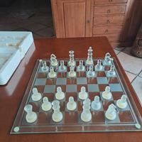 scacchiera in vetro nuova 