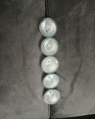 5 lampadine alogene riflettenti di tipo MR16