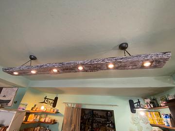 Lampadari in legno da interno