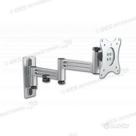Porta TV LCD in alluminio • 2 bracci