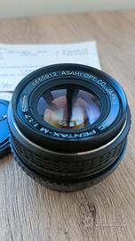 obiettivo Pentax 50mm f1,7 smc-m