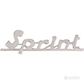 Targhetta anteriore Vespa Sprint