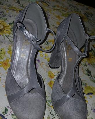 tacco 12 vera pelle scamosciata Queen Helena 