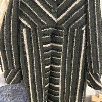 Cappotto nero e verde