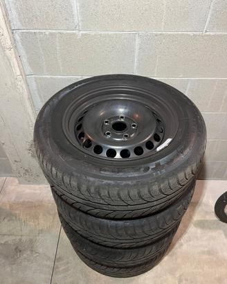 Set quattro cerchi in ferro 15”
