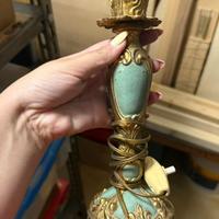 Lampada Vintage dipinta a mano