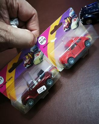 Siku VW Coccinelle Maggiolino chiuso e cabrio 1078