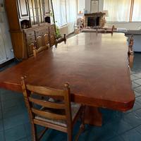 TAVOLO PEZZO ARTIGIANALE LEGNO CEDRO DI LIBANO