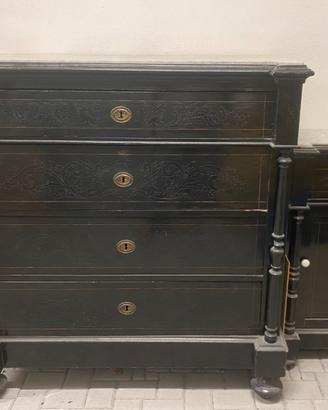 Cassettone / Como’ 800 e comodino