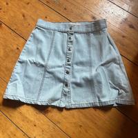 Gonna in jeans con bottoni