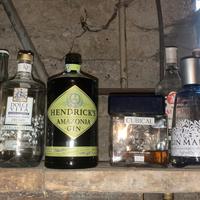 10 bottiglie vuote Gin/altro (tappo originale)