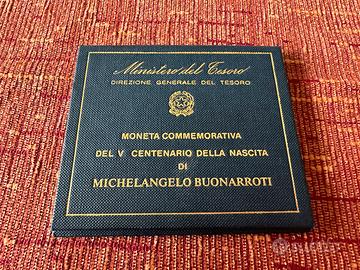 500 £ Arg. - V centenario Michelangelo Buonarroti