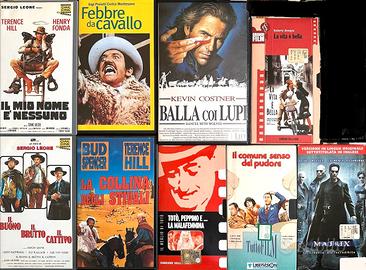 Mix film Cult e Western in VHS