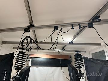 Siatema aereo per sala pose completo