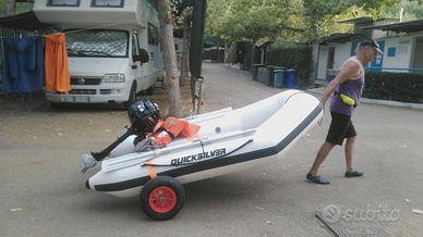 Solo Tender-gommone Quicksilver tendy 2,40.No mot