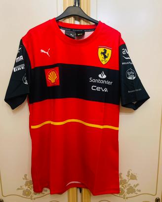 T-Shirt F1 Scuderia Ferrari Team Rosso