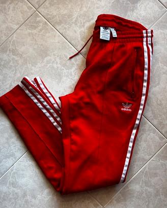 Pantaloni adidas rossi unisex