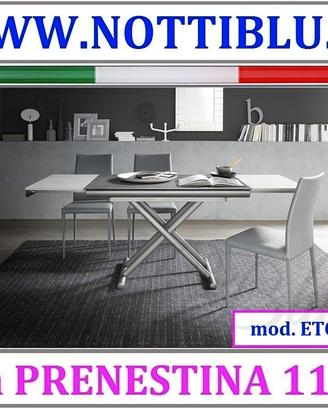 Tavolino Trasformabile Vetro Acidato A13 NOTTI BLU