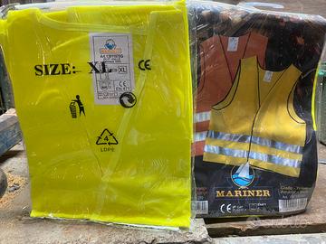 Gilet catarifrangente taglia xl giallo fluo