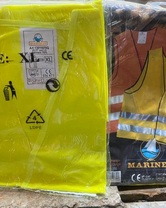 Gilet catarifrangente taglia xl giallo fluo
