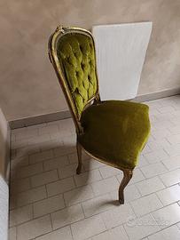 Poltrona sedia d'epoca 