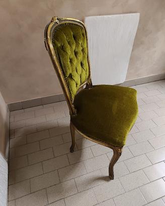 Poltrona sedia d'epoca 