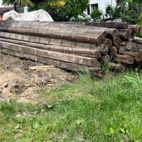 Travetti in legno usati