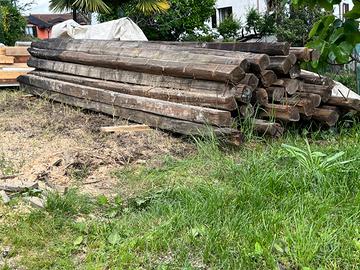 Travetti in legno usati