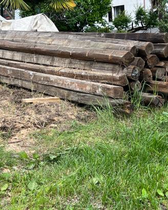 Travetti in legno usati