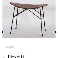 sgabello vintage design Pizzetti 