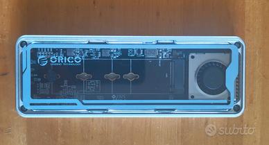 Case Esterno M.2 NVMe SSD Orico Aluminum Crystal