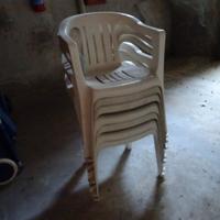 Sedie, quantità sette, per giardino