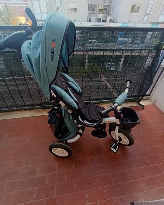  Triciclo Passeggino per Bambini 