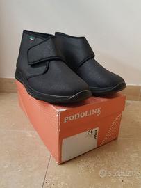 Pantofole col. nero, riabilitative - Podoline - 45