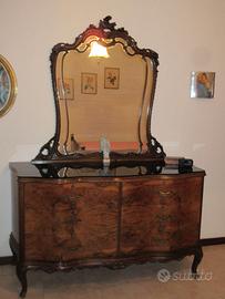 Comò stile Chippendale, epoca 1940-1950