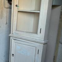 Angoliera vintage in legno