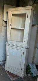 Angoliera vintage in legno