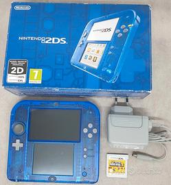Nintendo 2Ds Console Trasparent Blue Pal