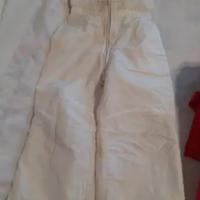 salopette da neve bianca marca Cacao