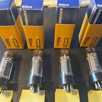 quartetto di valvole EL34 EI Siemes