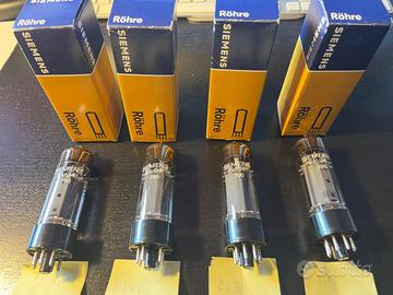 quartetto di valvole EL34 EI Siemes