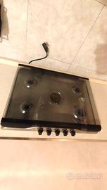 piano cottura rex a gas 5 fuochi con accessori